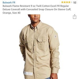 Bulwark Flame Resistant FR  Size 40 2xL